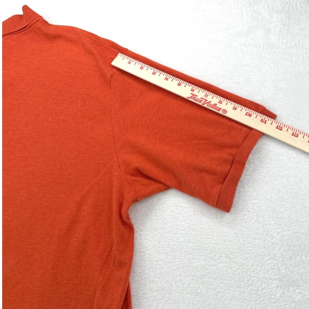 Polo Ralph Lauren Mens Polo Shirt 2XLT Orange Pima Soft Touch Short Sleeve Pony